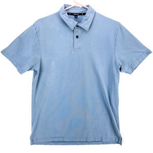 Public Rec Pima Cotton Polo Shirt Men’s Medium Blue Stretch Casual Soft Logo